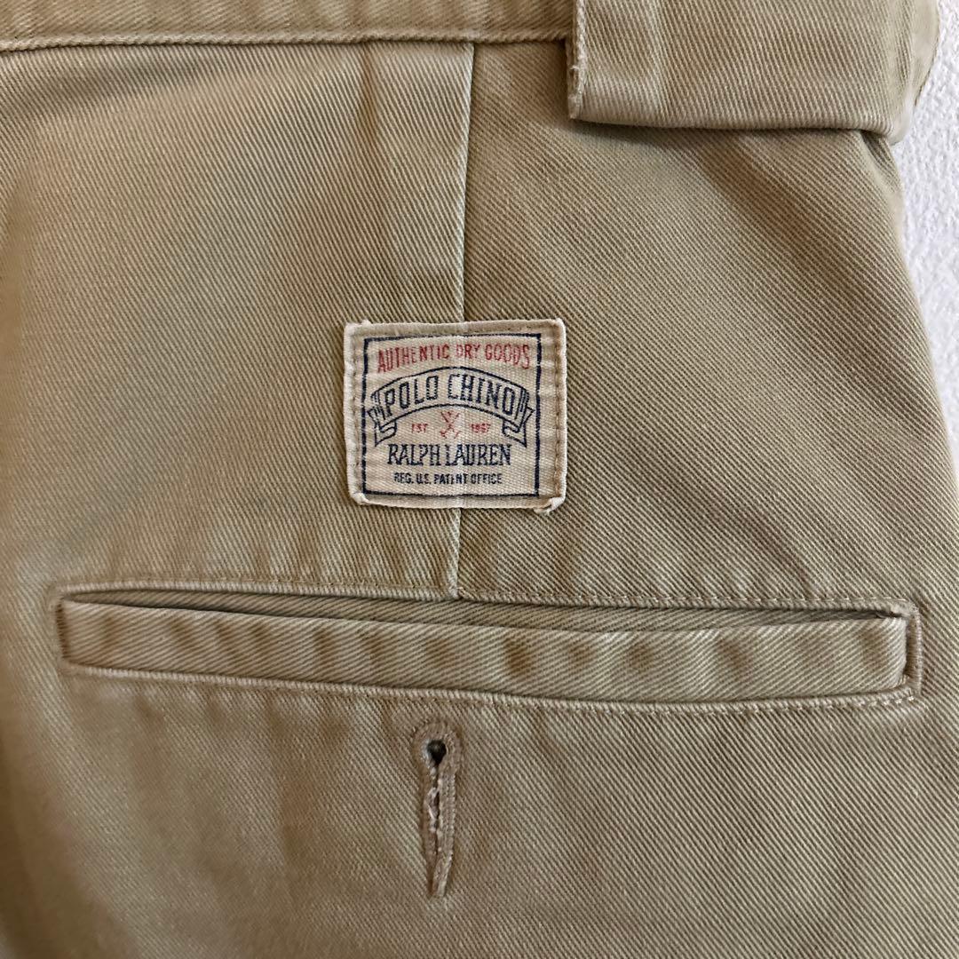 ポロ ラルフローレン W31/79 ポロチノ 90s アンドリュー ベージュ