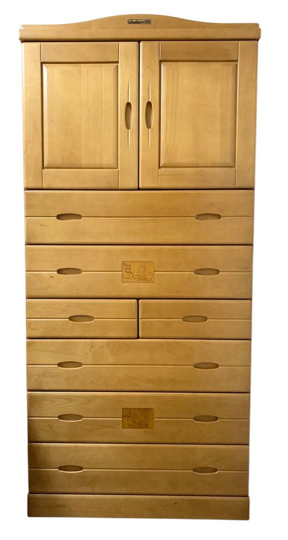 くまのプーさん　天然木　チェスト　タンス