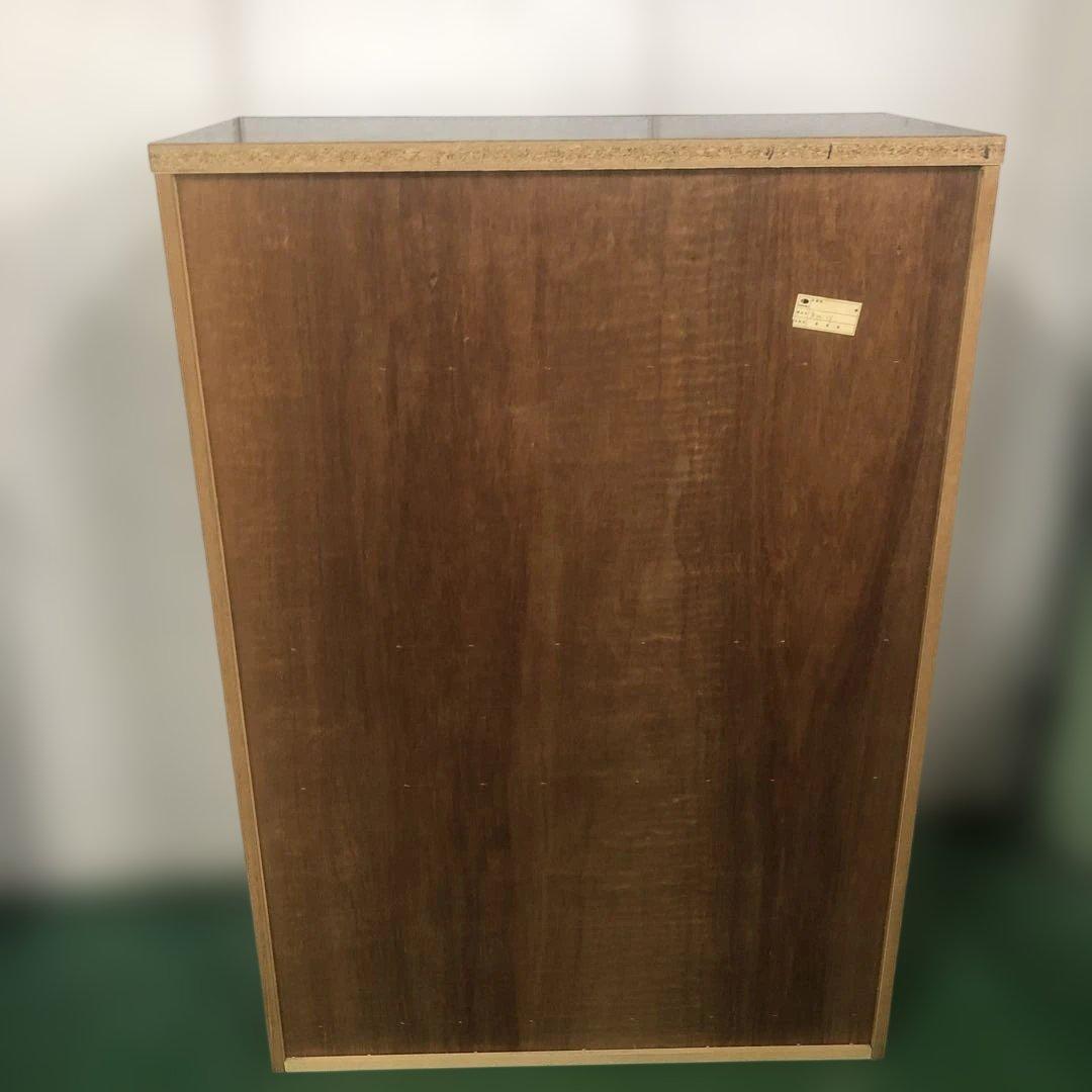 ダークグレー木製チェスト 6段引き出し タンス 収納 家具