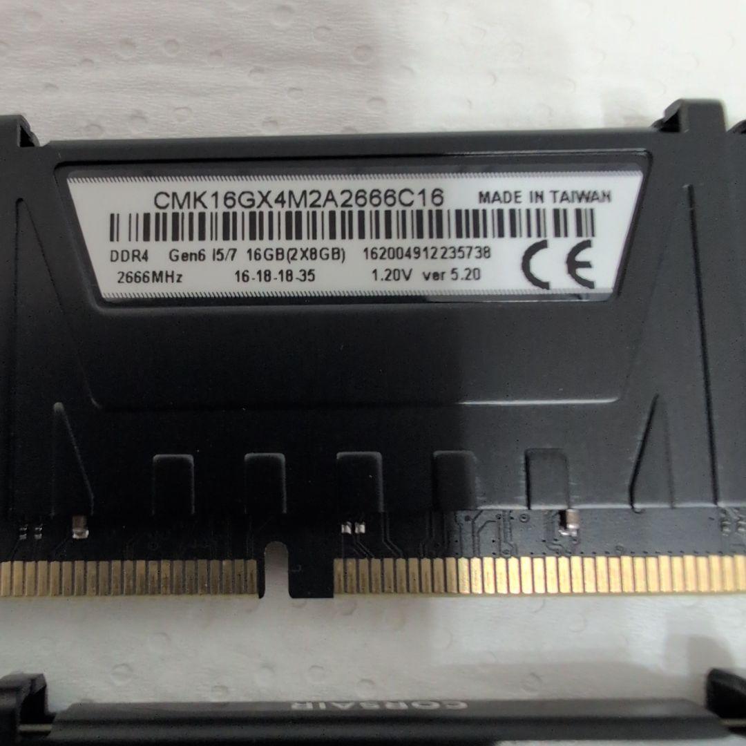 メモリー CORSAIR Vengeance LPX 16GB DDR4 2666MHz