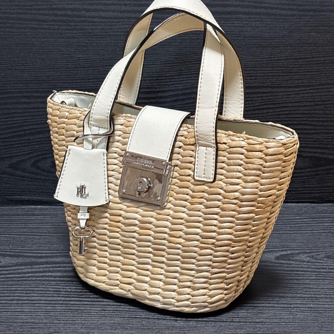 ☆美品☆ローレンラルフローレン2way かごバッグ ショルダーバッグ