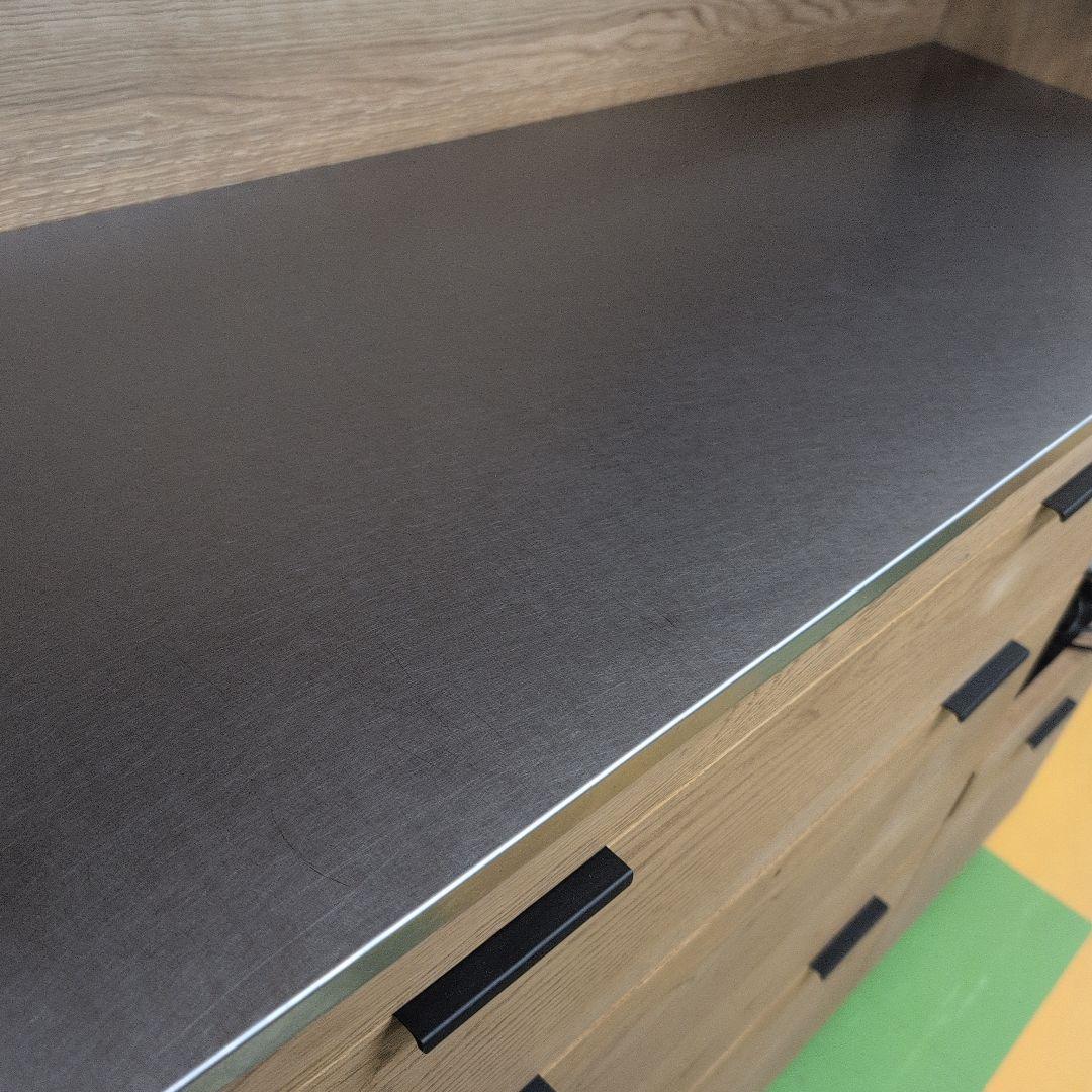 最終値下げです‼️木目調 食器棚・キッチンカウンター