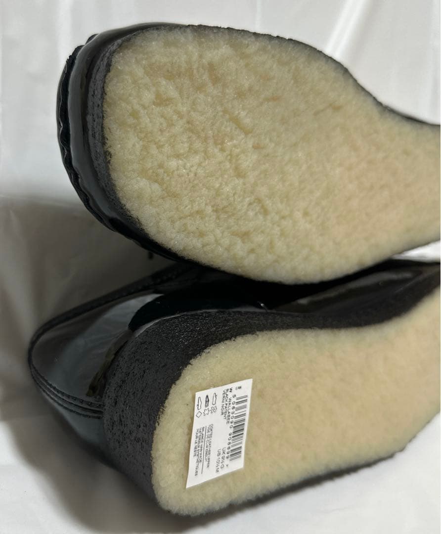 24ss シュプリーム × クラークス パテントレザー ワラビー :US10.5