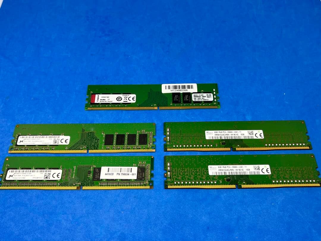 H*a様 DDR4 8GB メモリ 5枚セット