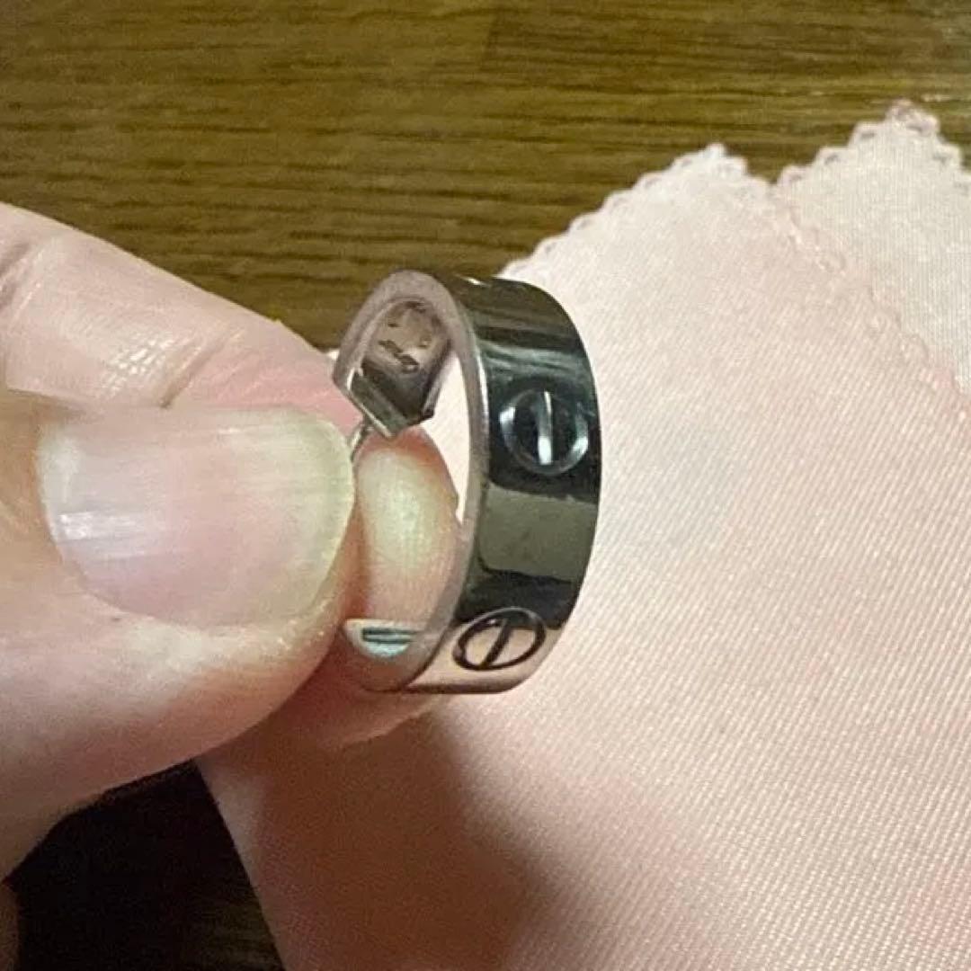 【しの】カルティエ ラブ フープ ピアス 片耳　ロックキャッチ付き！