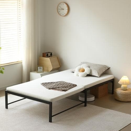 ディベッド ソファベッド シングル パイプベッド 伸長式ベッド