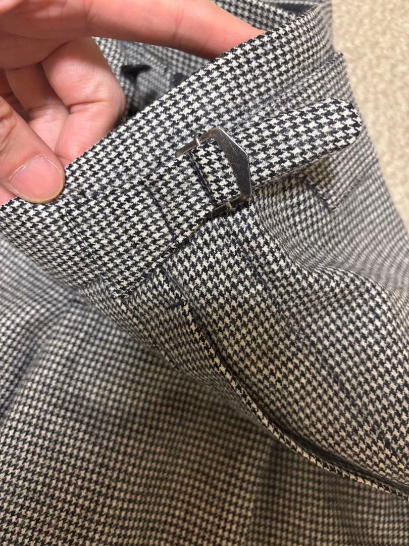 BEAMS F【別注】IGARASHITROUSERS / ハウンドトゥース44