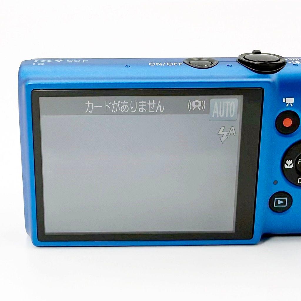キヤノン CANON IXY 90F ブルー コンデジ カメラ 中古