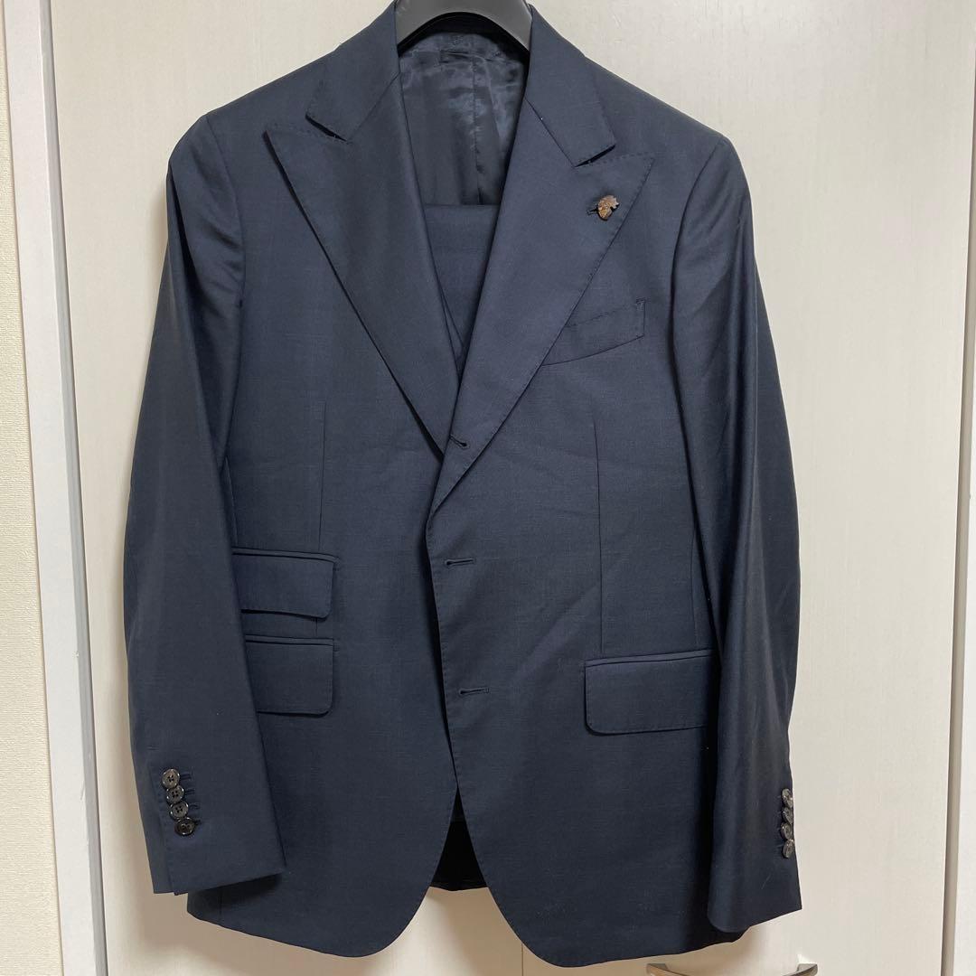 ガブリエレパジーニ　スリーピース　ネイビースーツ　48サイズ