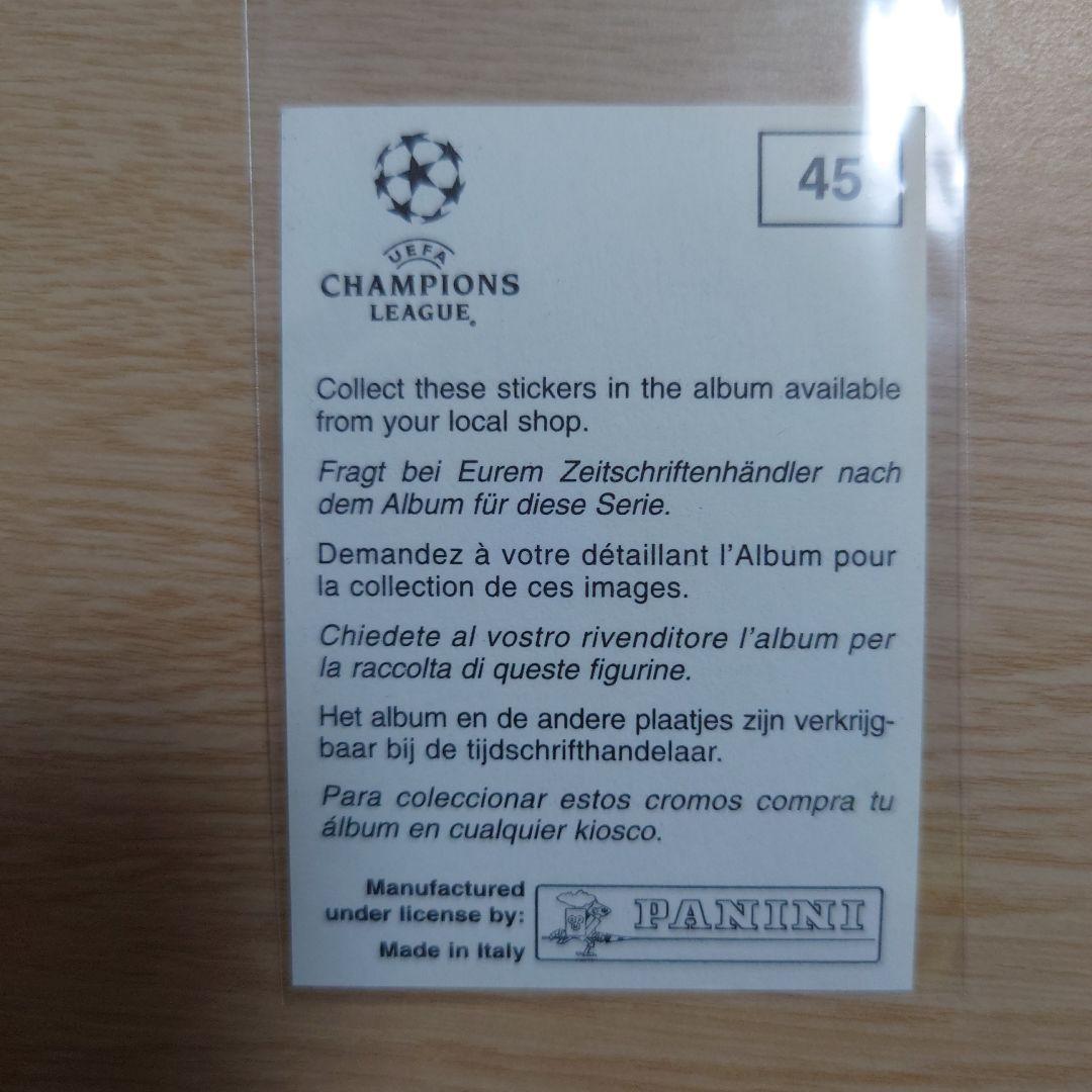 【レア】シャビ 99/00 CL ルーキー ステッカー バルセロナ スペイン代表