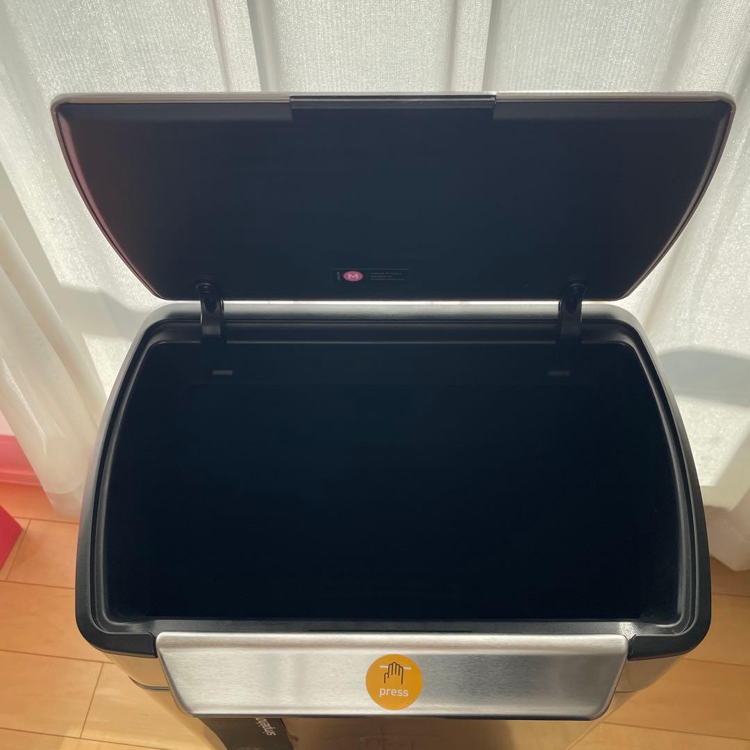 simplehuman ごみ箱 40L レクタンギュラータッチバーダストボックス