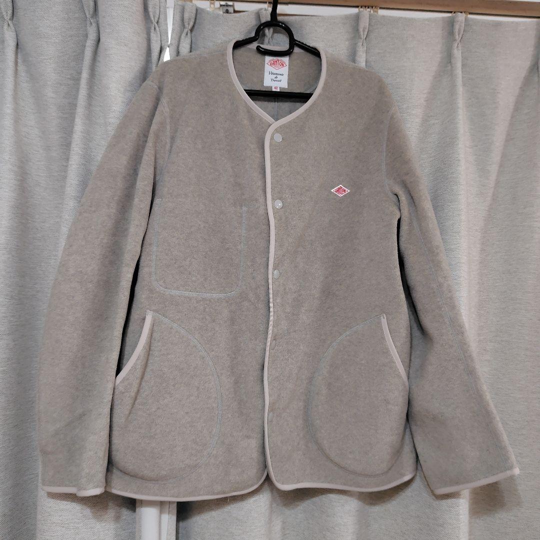 DANTON　フリースノーカラージャケット