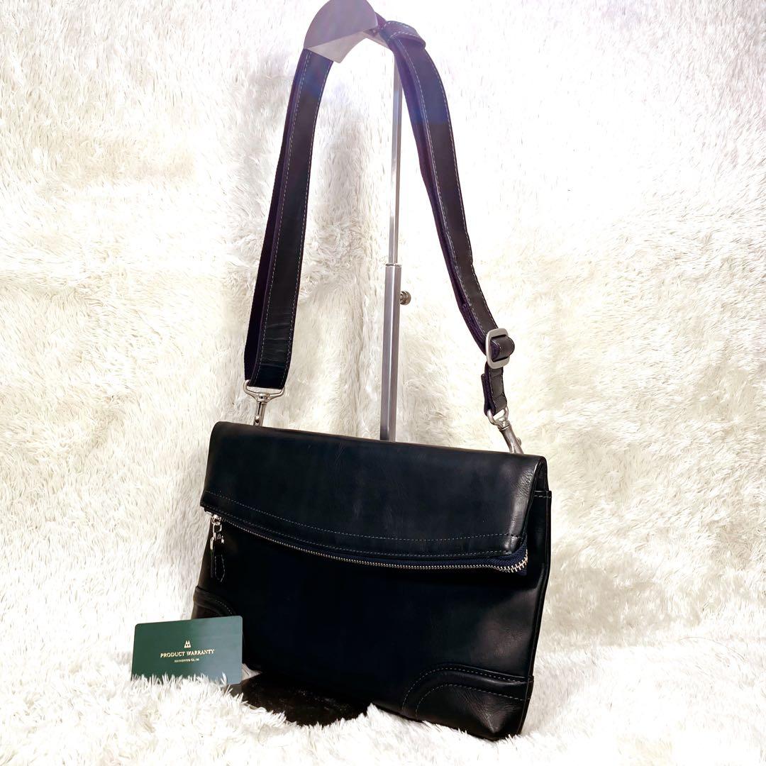 【美品】 ファイブウッズ 2wayクラッチバッグ/ショルダーバッグ プラトウ 黒