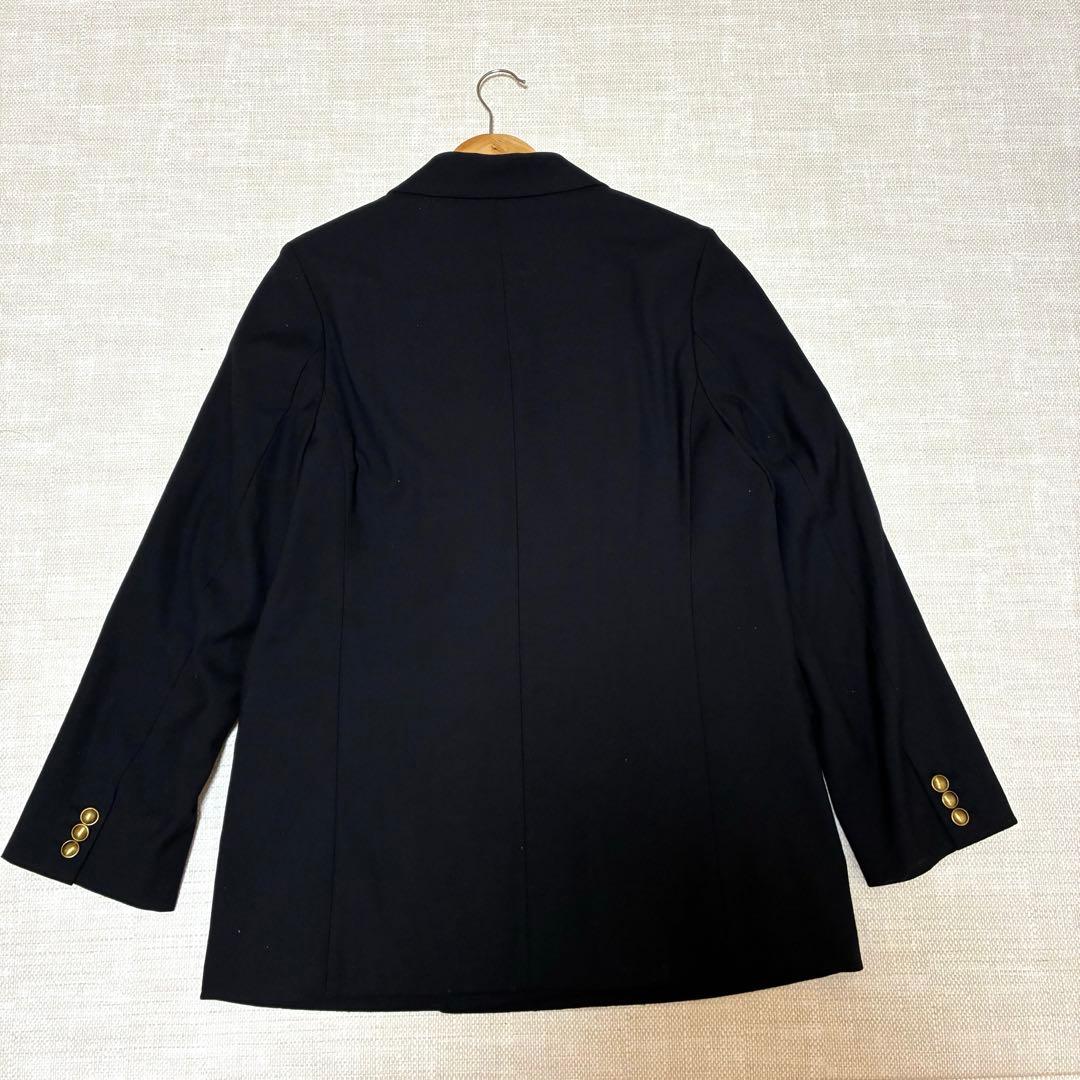 美品◆MilaOwen 金釦ダブルブレストロングブレザー