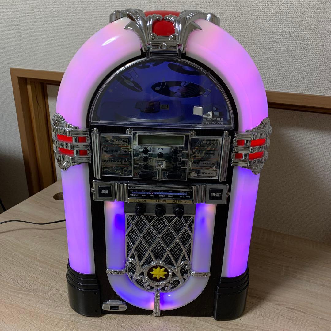 希少 おすすめ ジュークボックス(CD.ラジオ不可)ライトのみ可能インテリアに、