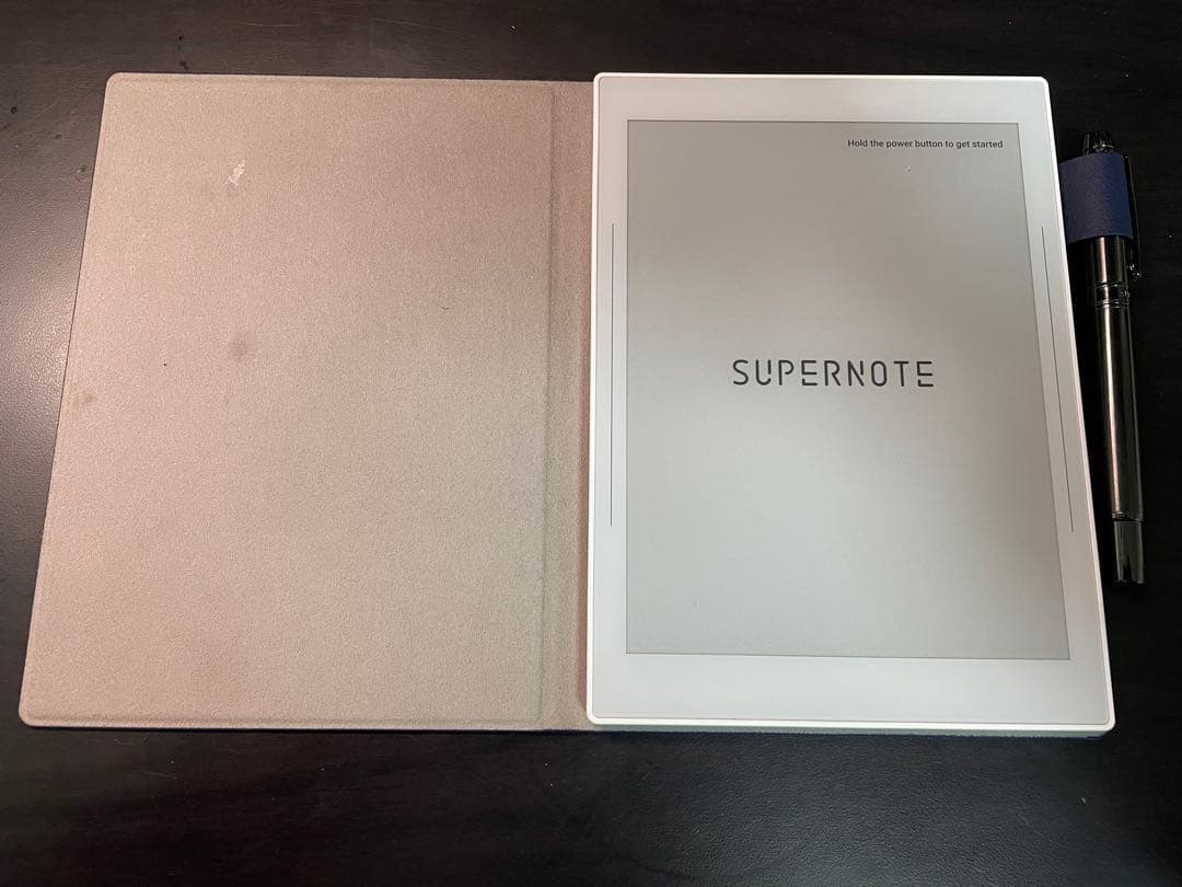 SUPERNOTE NOMAD A6ホワイト 純正カバーと純正ペン付き