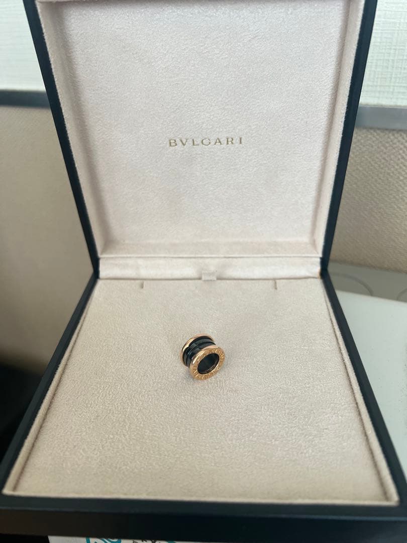 カ*ラ様 ブルガリ B.ZERO1ネックレストップK18ピンクゴールド/ブラック