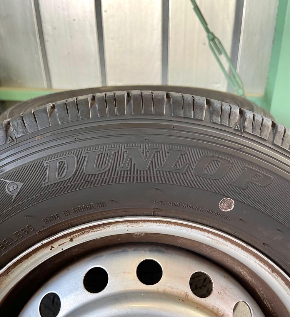 ダンロップ VAN01 145/80R12LT スチール 4本