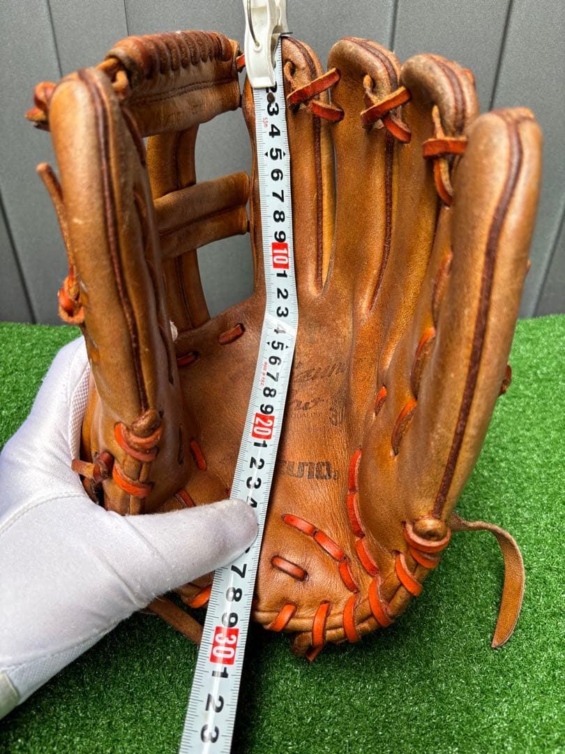 Mizuno Pro軟式オールラウンド用グラブ　オレンジカラー