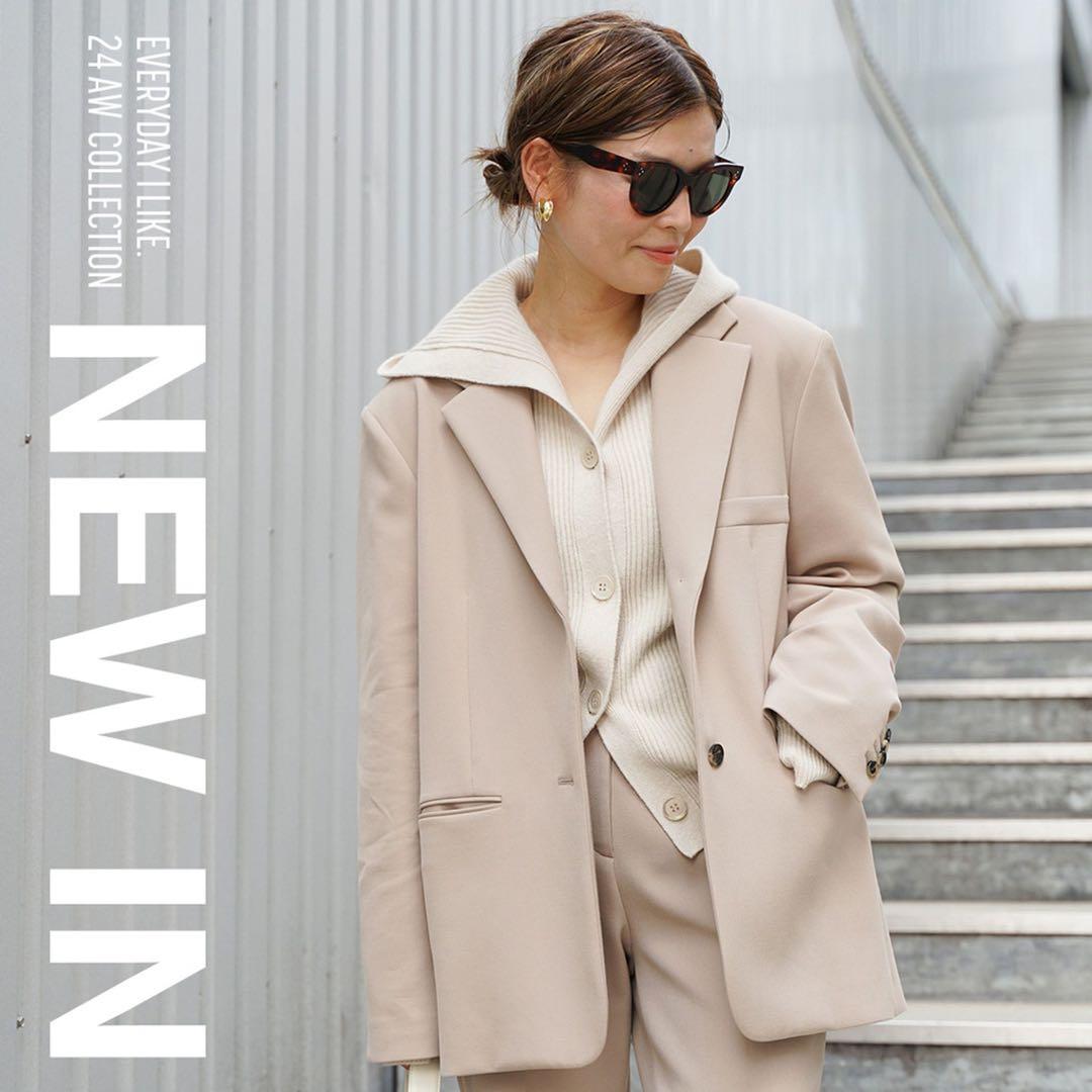 ドゥーズィエムクラス　Neo Avanceジャケット　ベージュ　24AW