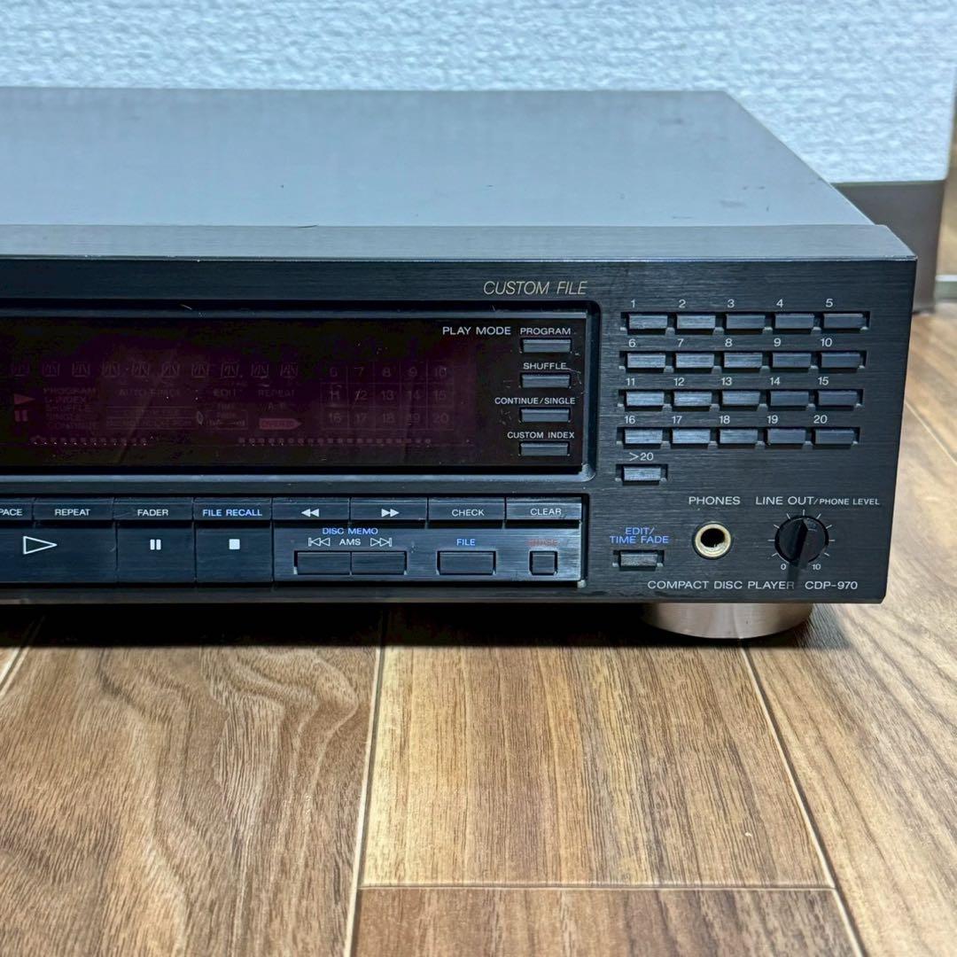SONY ソニー　CDP-970　　RM-D570 リモコン