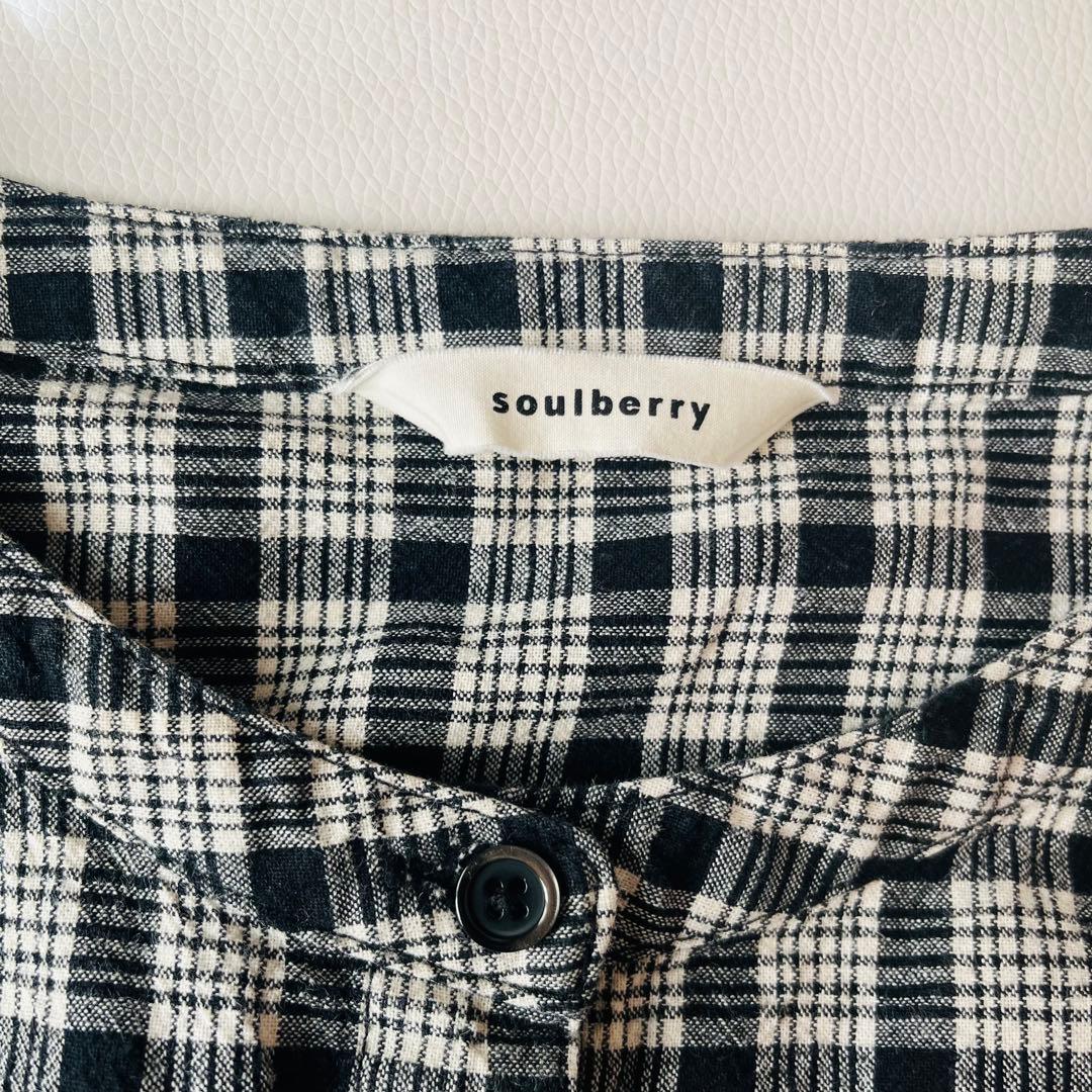 大きいサイズ☆ソウルベリー 黒と合わせたい、チェックのワンピース 4L