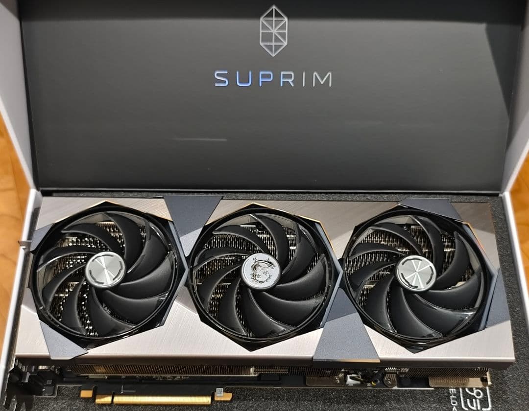 【美品】MSI SUPRIM X RTX4090 付属品完備