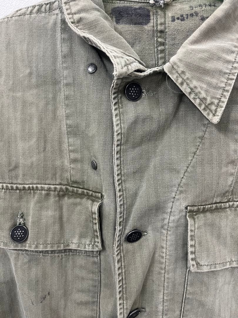 USARMY アメリカ軍 ヘリンボーン 13スター HBT ユーティリティシャツ