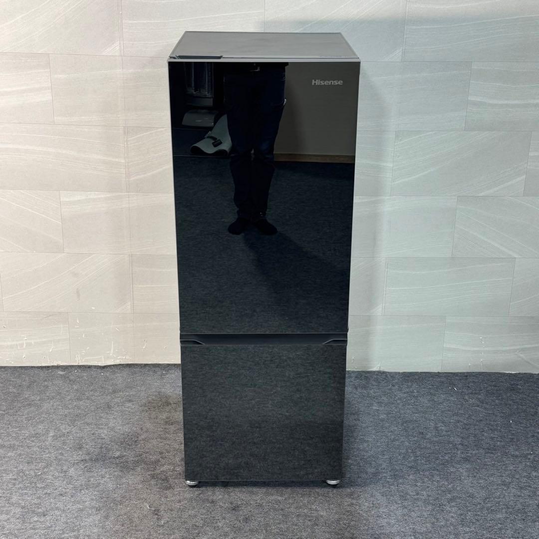 ハイセンス 冷蔵庫 2022年 高年式 ミラーパネル おしゃれ d3579