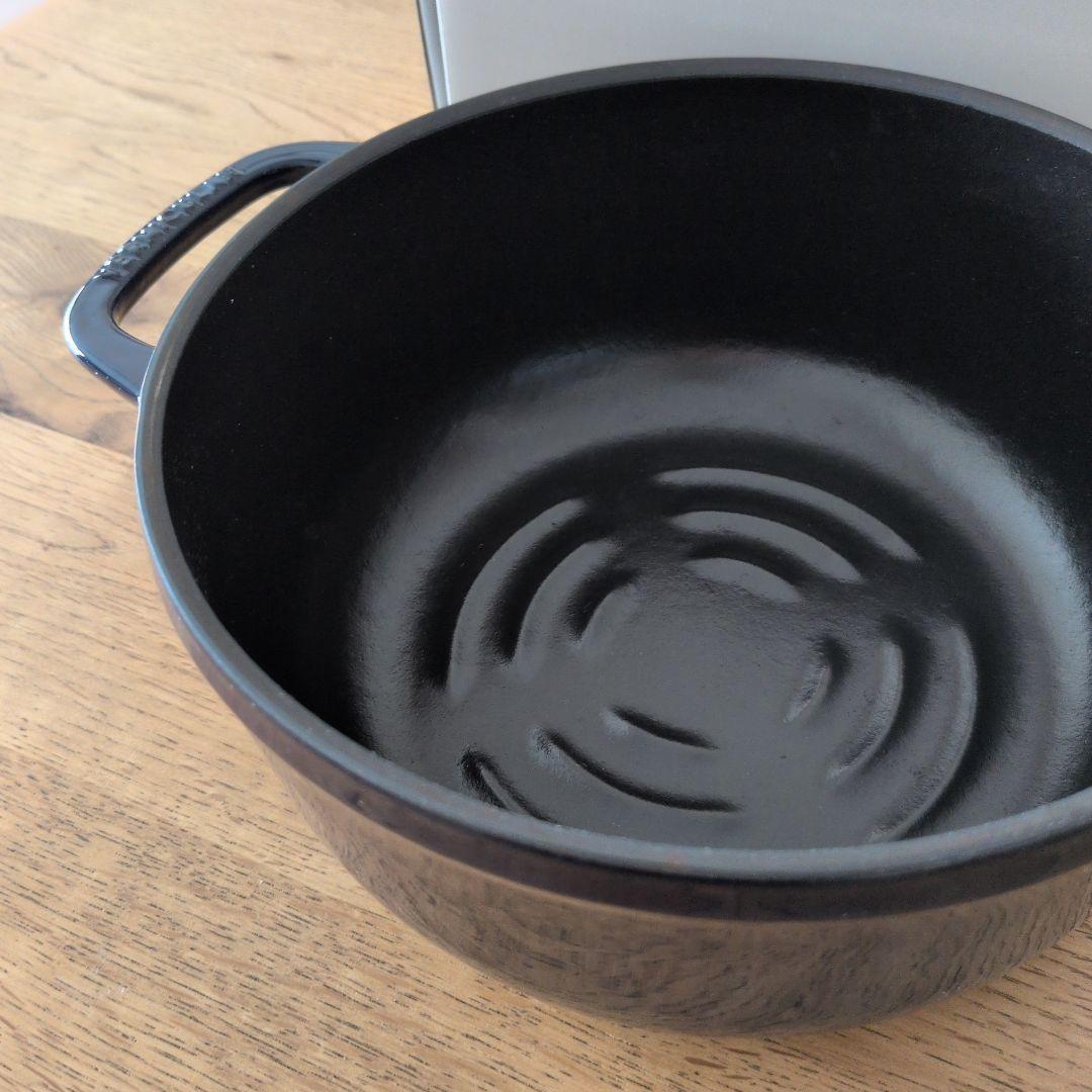 【美品】バーミキュラ オーブンポット2 オーシャンネイビー　18cm