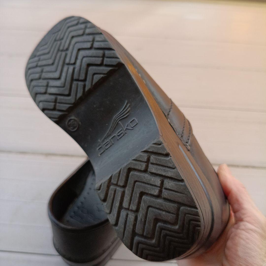 DANSKOダンスコ ブラック クロッグサンダル36