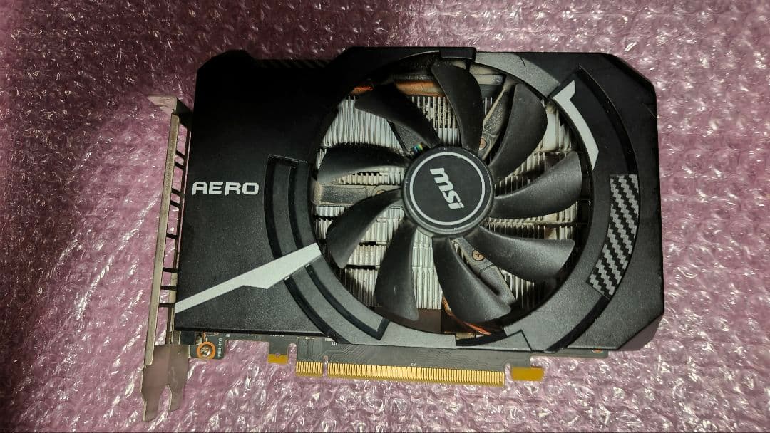 ジャンク MSI GTX 1660 SUPER AERO 6G動作確認済み