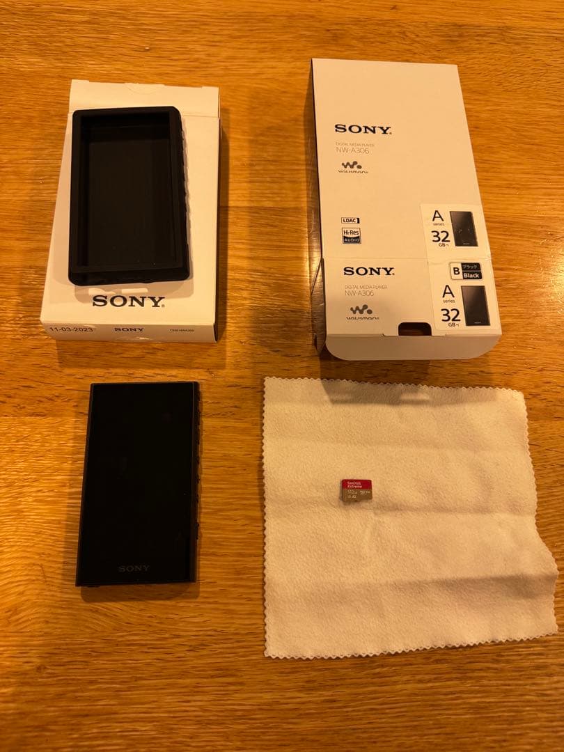 SONY WALKMAN NW-A306ブラック+microsd512GB