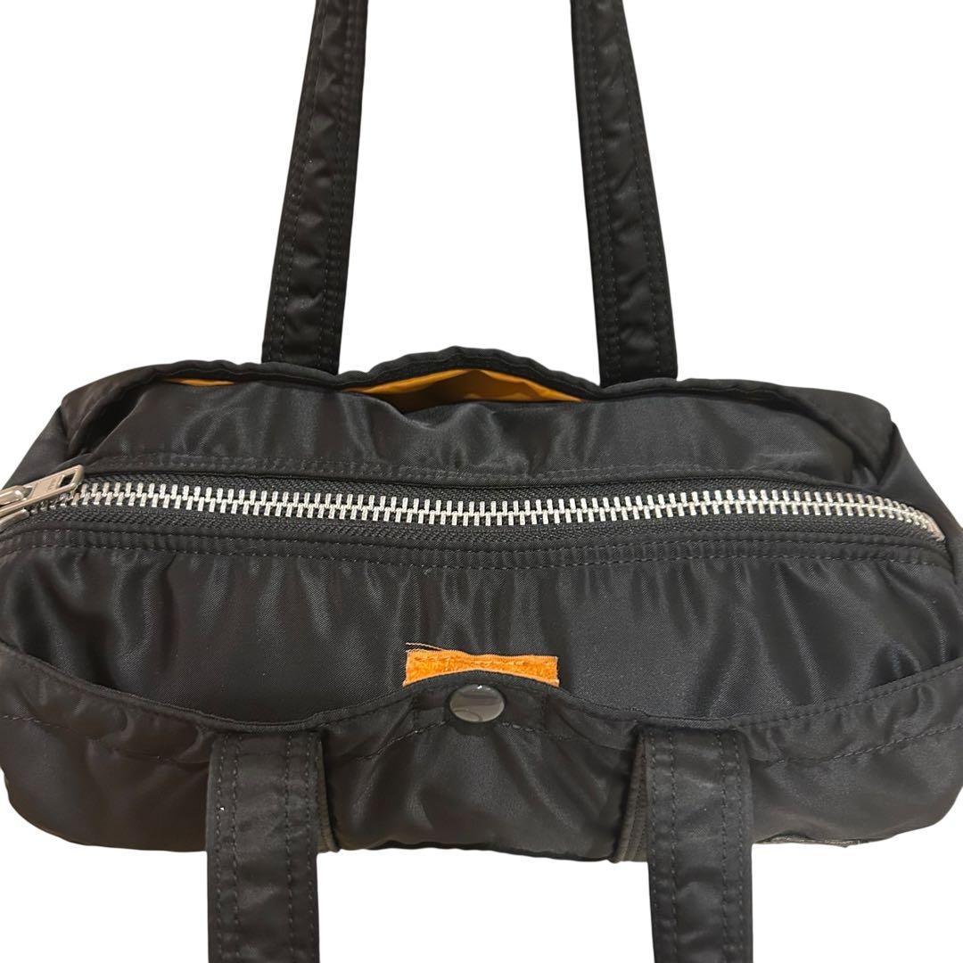 ✨廃盤極美品✨ PORTER TANKER ミニボストン ドラムバッグ 黒