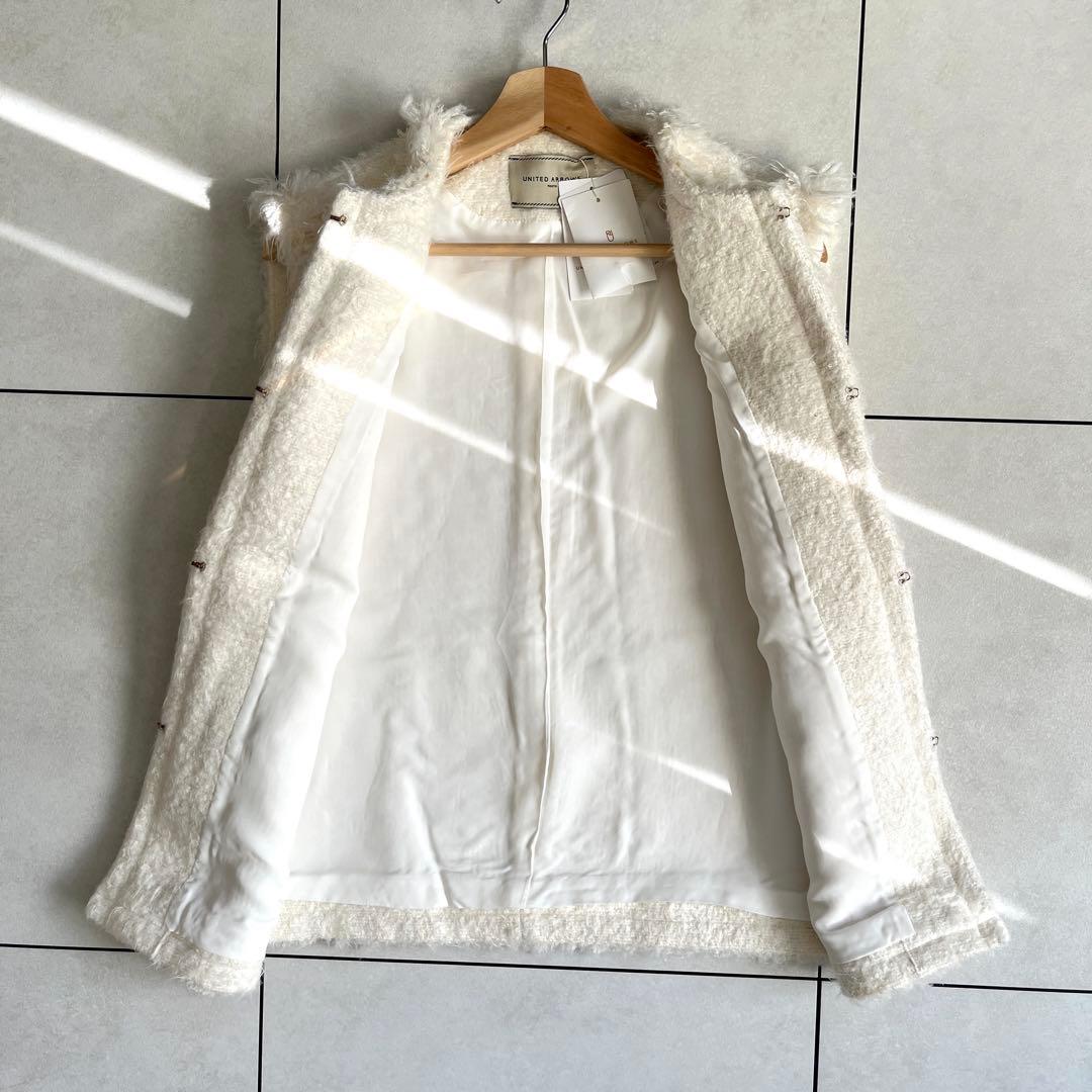 【未使用タグ付き】UNITED ARROWS シャギーツイードベスト