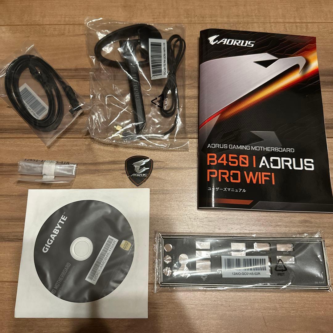 GIGABYTE B450 I AORUS PRO WIFI 付属品あり