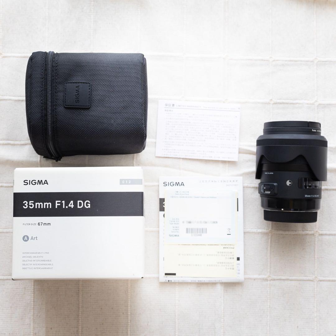 SIGMA 35mm F1.4 DG HSM Art レンズCanonマウント