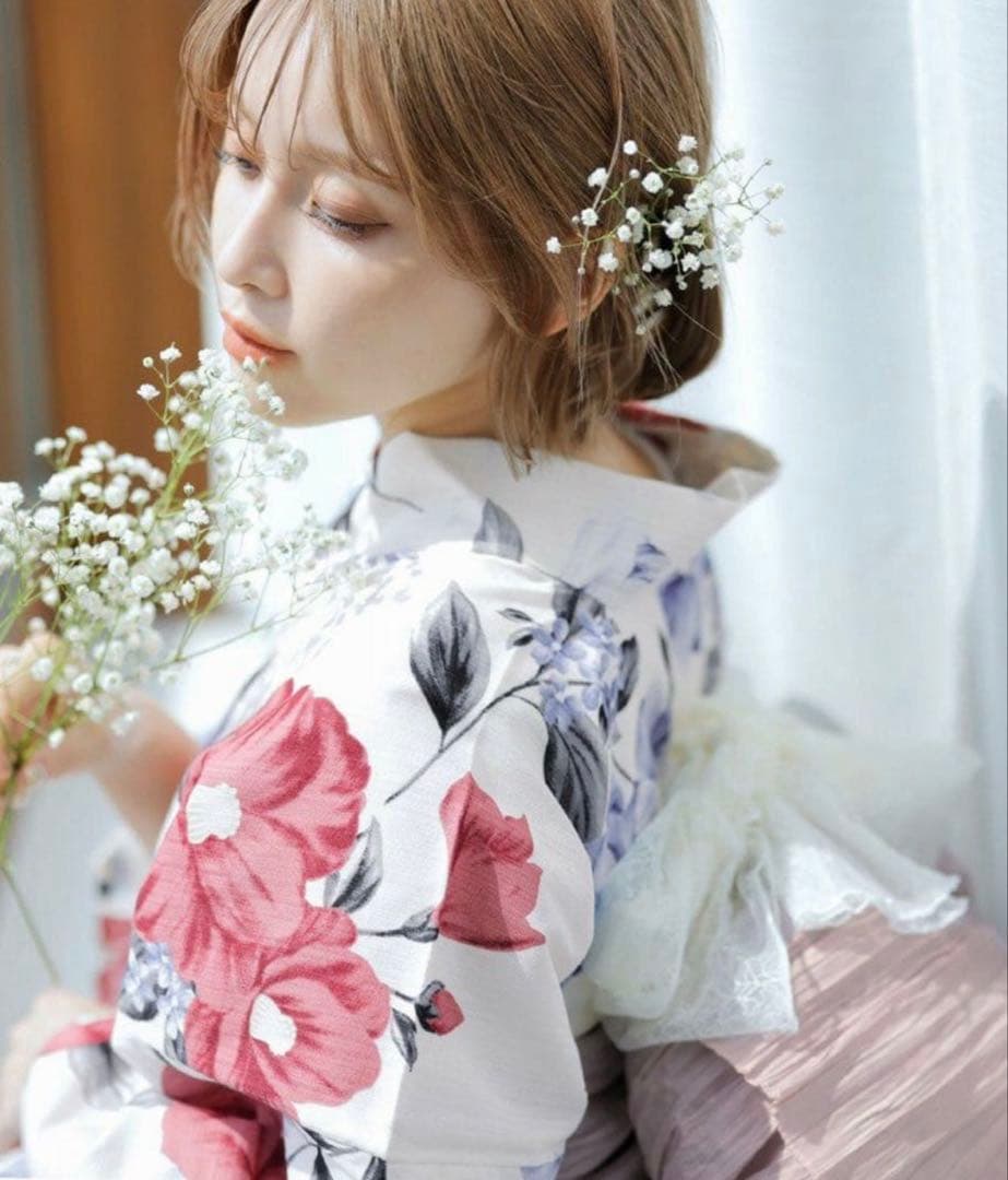 DITA ディータ　京のはんなり椿　浴衣　セット