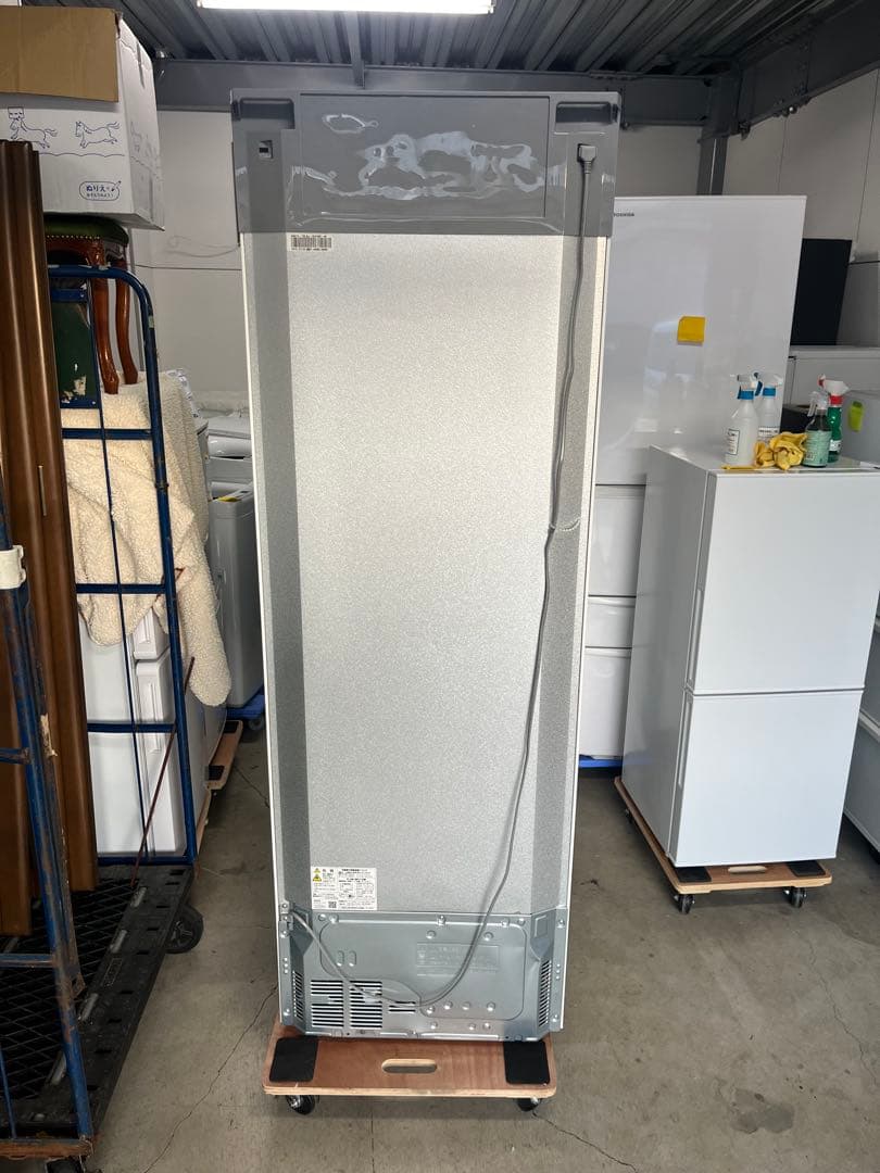 送料込！設置対応2020SHARP 412L 冷蔵庫 SJ-G413G-W T