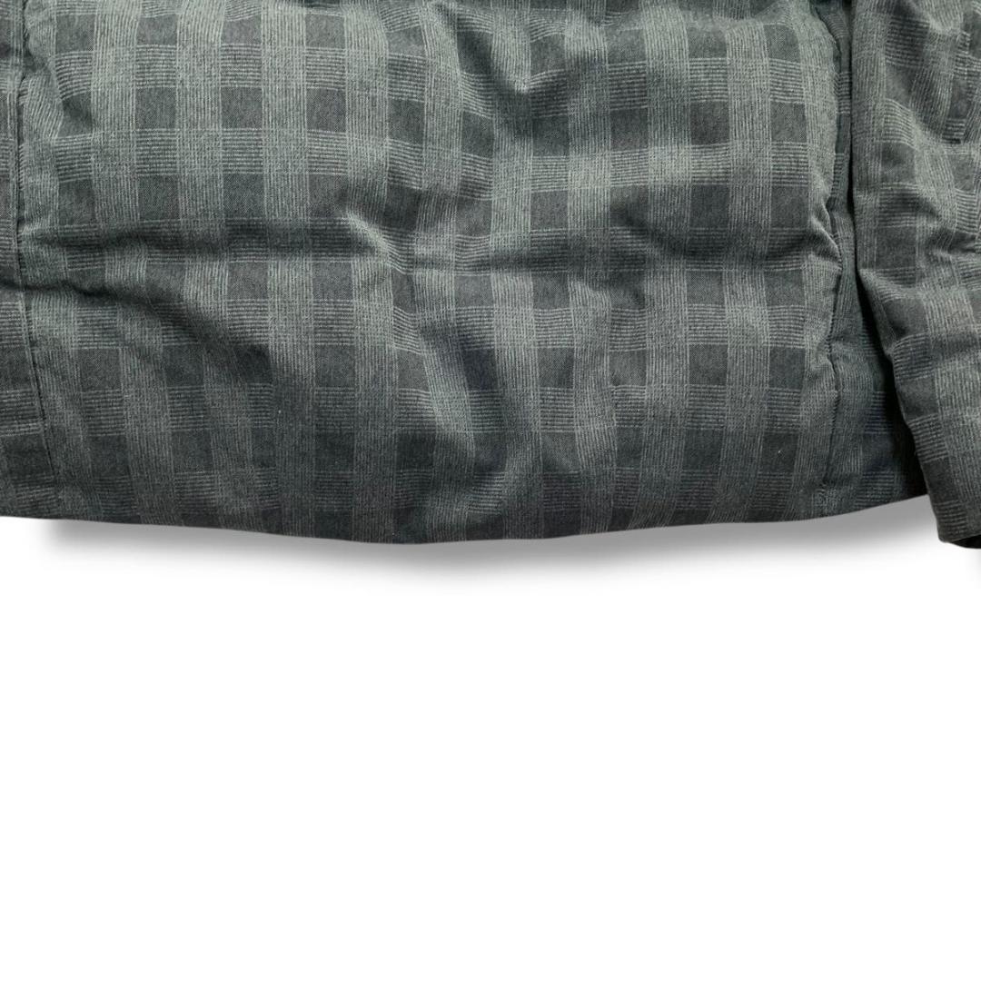 希少デザイン 美品 デサント ダウンジャケット 水沢 ロゴ グレー 別注 ☆