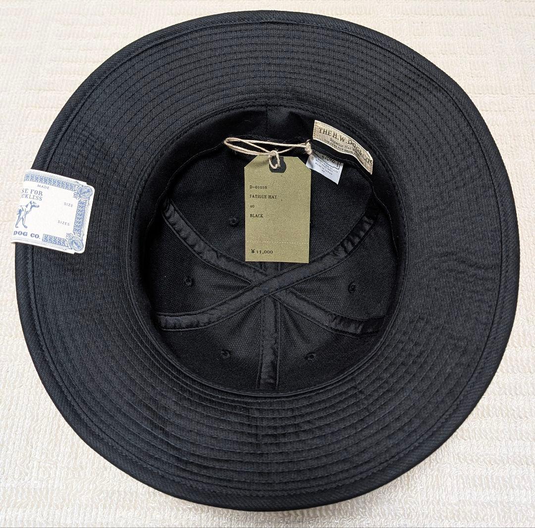 THE H.W. DOG ＆ CO. FATIGUE HAT BLACK①