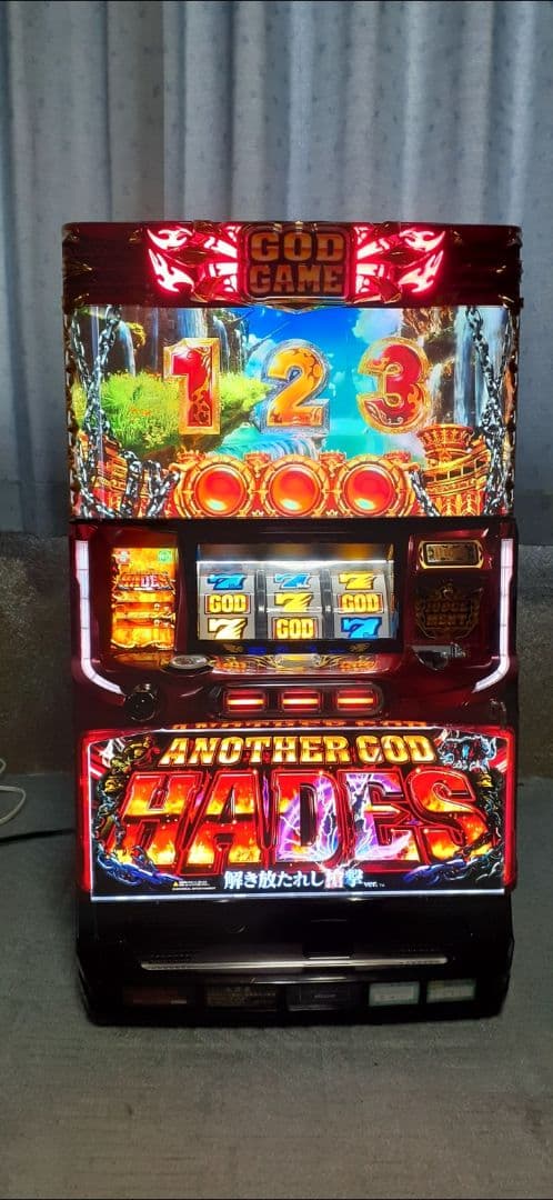 パチスロ実機　アナザーゴッドハーデス槍撃　不要機付き　引き取り限定