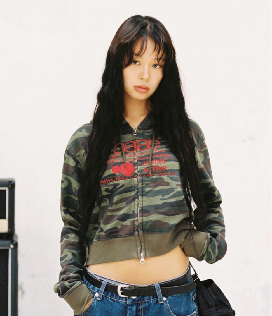 トップス aeae hood zip up