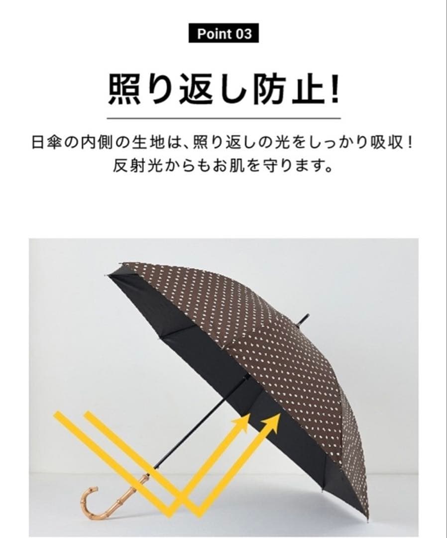 FORME 東原亜希 水玉模様 晴雨兼用折りたたみ日傘（新品未開封）