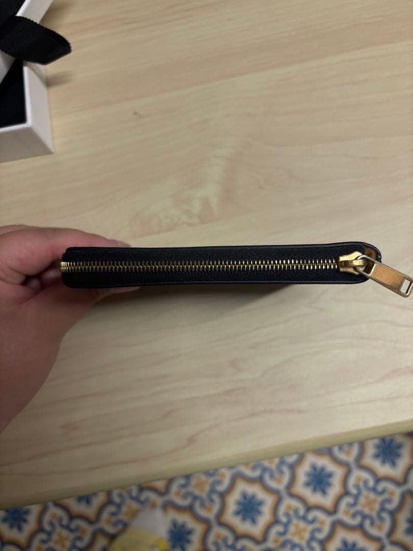 【美品】CELINEプリント入りトリンオフキャンバス パース