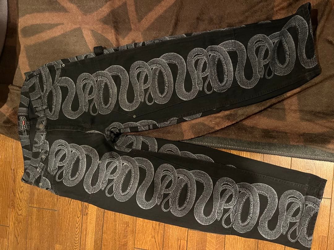 Supreme Hysteric Glamour スネーク ペインターパンツ