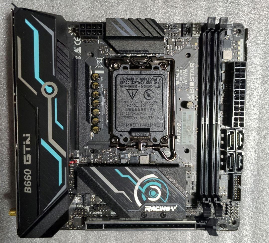 Biostar B660GTN + Intel AX210(Wifiモジュール)