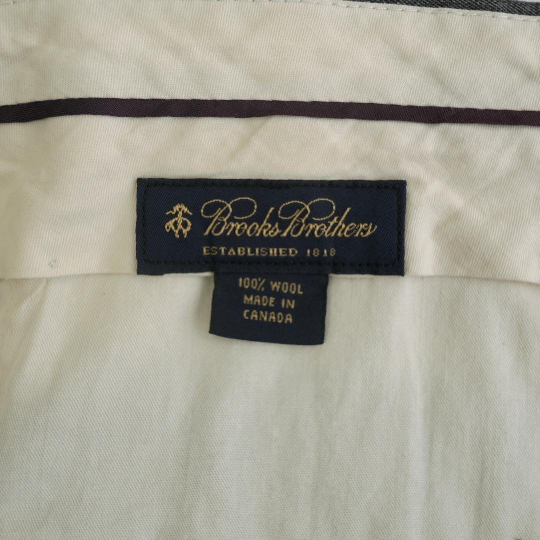 BROOKS BROTHERS ツータックスラックス　グレー 34R
