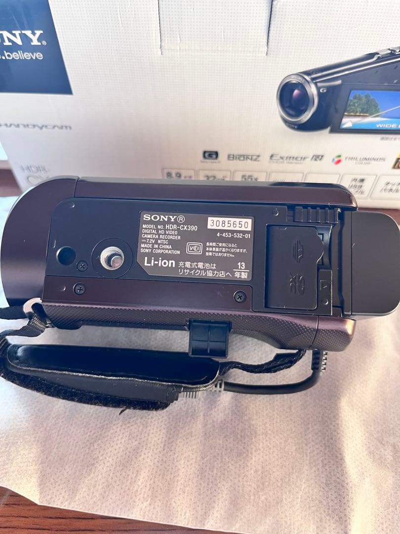 ビデオカメラ SONY Handycam HDR-CX390