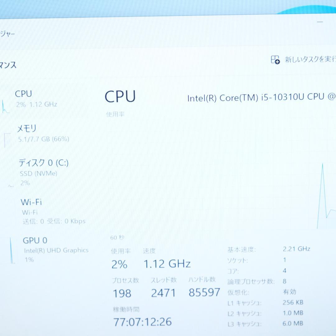 Panasonic CF-LV9 i5 8GB SSD256GB 軽量DVD